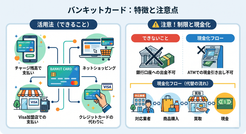 バンキットカード現金化はできる？